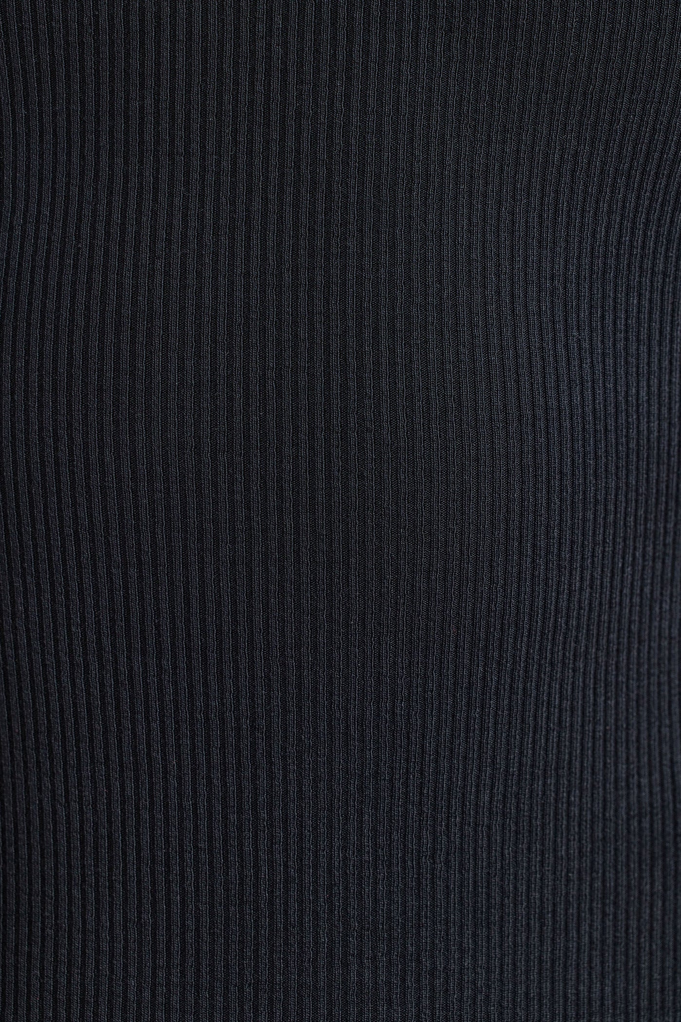 Ribbed Modal Long Sleeve Bodysuit in Black