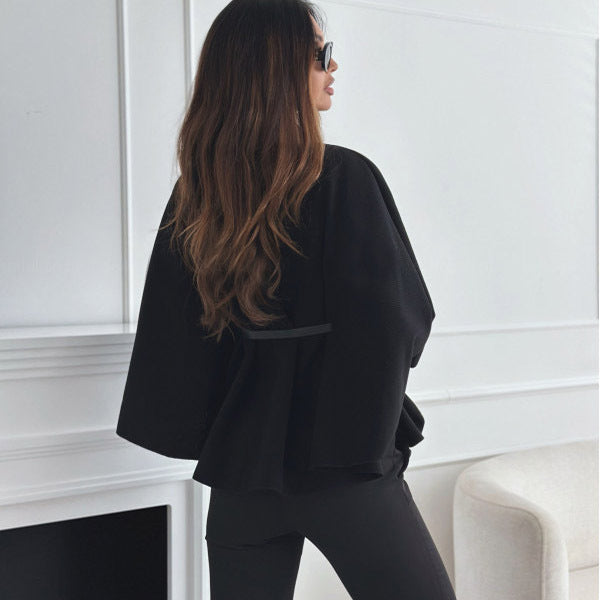 Lauren Belted Cape Jacket