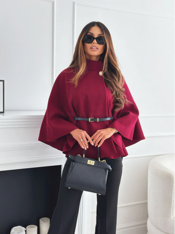 Lauren Belted Cape Jacket